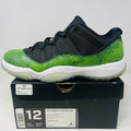 Jordan 11 Retro Low Green Snakeskin