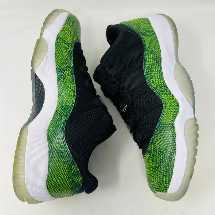 Jordan 11 Retro Low Green Snakeskin