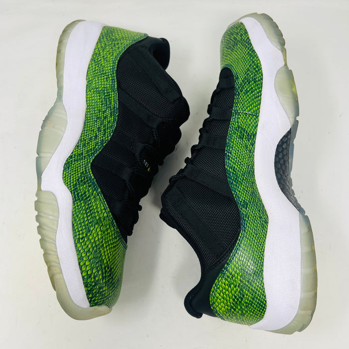 Jordan 11 Retro Low Green Snakeskin