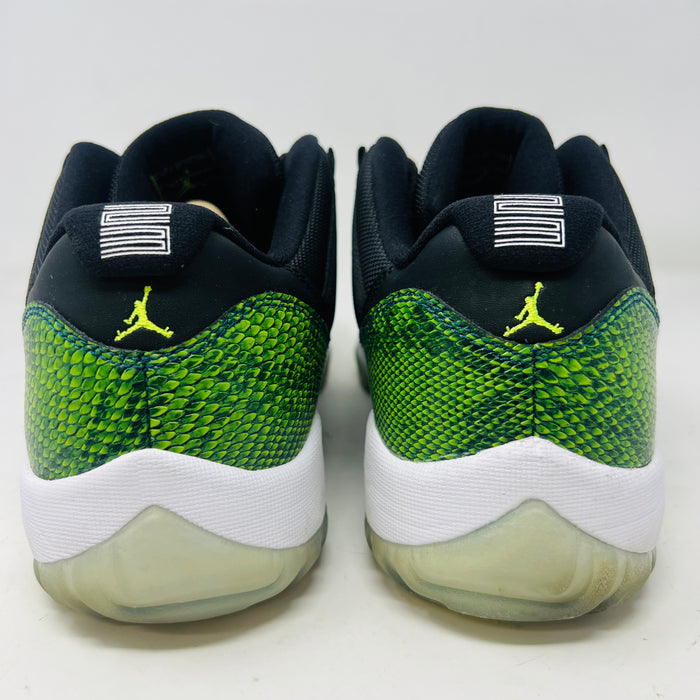 Jordan 11 Retro Low Green Snakeskin