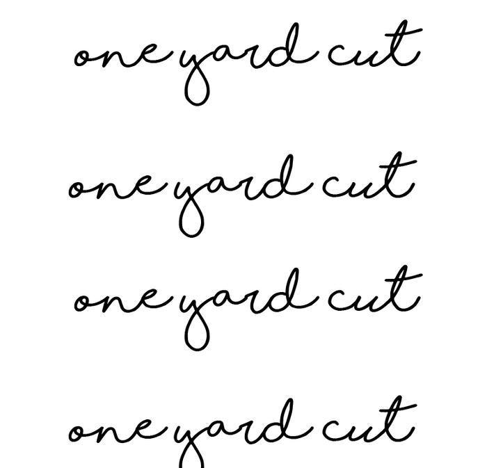 $12-Assorted One Yard Cut