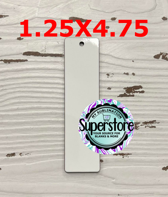 1.25x4.75 Bar - 10pc bundle price - Sublimation blanks