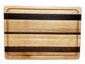 Montana Block Company 14x20 flat cutting board with juice groove, made of durable wood for kitchen prep and chopping tasks.