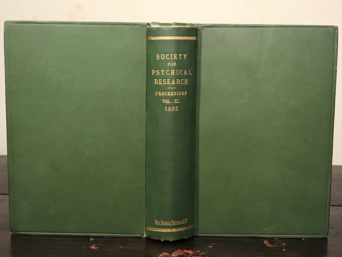 1895 - SOCIETY FOR PSYCHICAL RESEARCH - OCCULT SPIRITUALISM MAGIC GHOSTS PSYCHIC