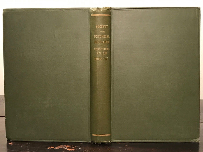 1896-1897 - SOCIETY FOR PSYCHICAL RESEARCH - OCCULT SPIRITUALISM GHOSTS PSYCHIC