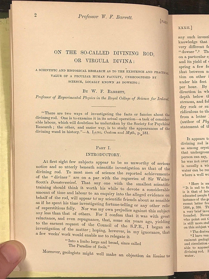 1897-1898 - SOCIETY FOR PSYCHICAL RESEARCH - OCCULT SPIRITUALISM  GHOSTS PSYCHIC