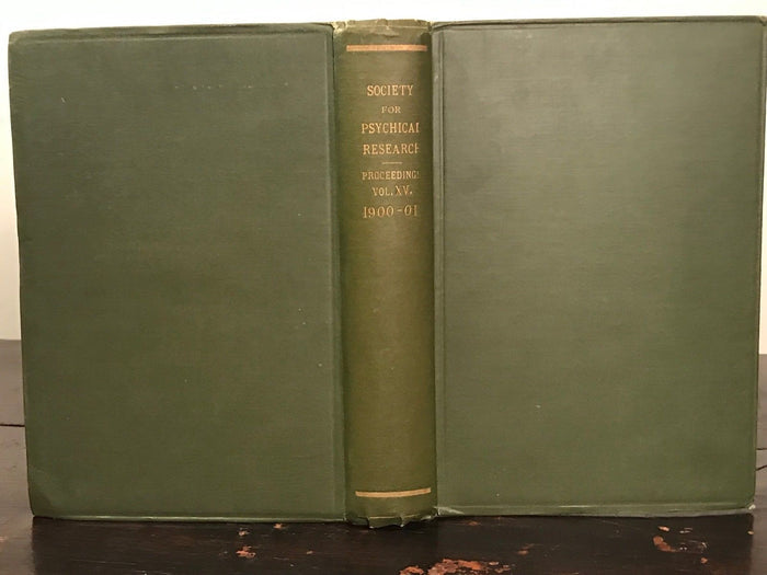 1900-1901 - SOCIETY FOR PSYCHICAL RESEARCH - OCCULT MAGIC GHOSTS PSYCHIC SPIRITS