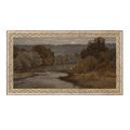 20x11 Autumn River Framed Art