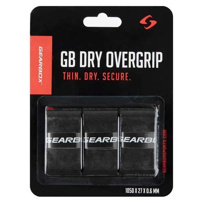 3-Pack Dry Pickleball Overgrip Black