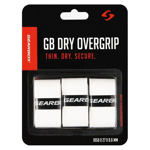 3-Pack Dry Pickleball Overgrip White