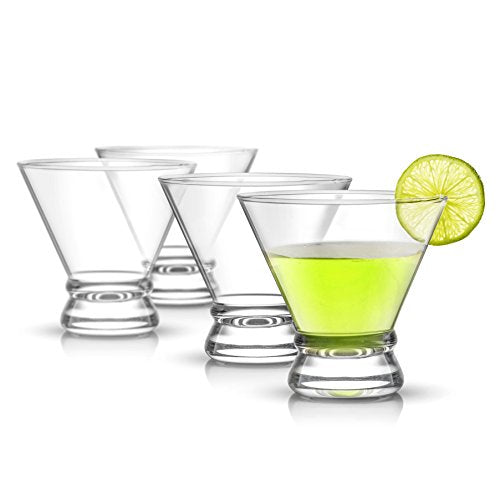 4-Piece Cocktail Glasses Set, 8-Ounce Martini Glasses - EK CHIC HOME