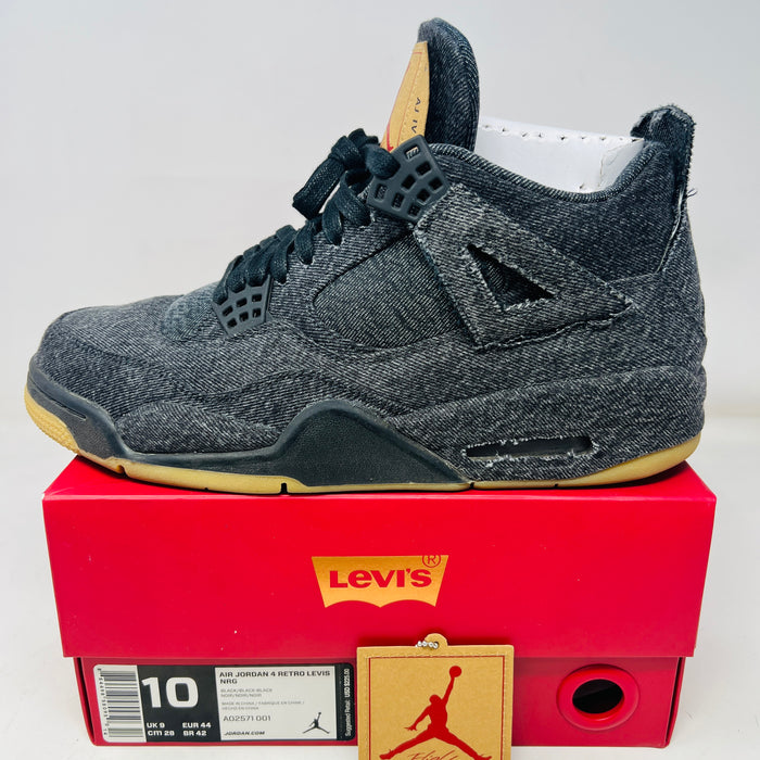 Jordan 4 Retro Levi's Black (Levi's Tag)