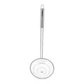 Cuisinart 5-inch spider strainer with fine mesh for draining pasta, vegetables, and frying oil in the kitchen.