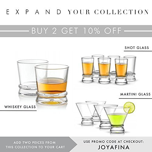 6-Pack Heavy Base Shot Glass Set, 1.5-Ounce Shot Glasses - EK CHIC HOME