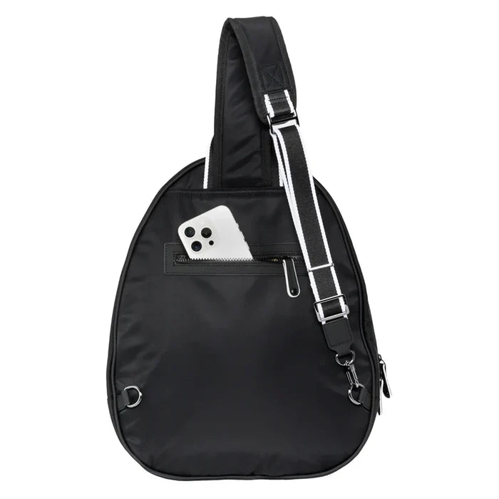 Ace & Carry 2.0 Tennis and Pickleball Slingback Bag Black