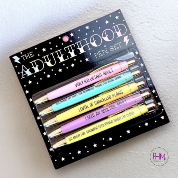 Adulthood Pen Set 🫵🏼 - Pens