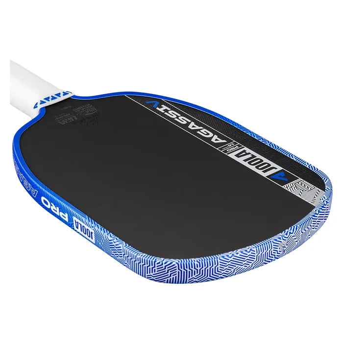 Agassi Pro V Andre Agassi 16mm Pickleball Paddle Royal Blue