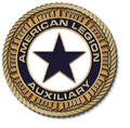 American Legion Auxiliary Medallion for Box Cremation Urn/Flag Case- 2" Diameter
