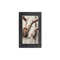 Animal Buddies - Curious Goats - Framed Art