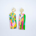 Arch Drop // Rainbow Row Earrings