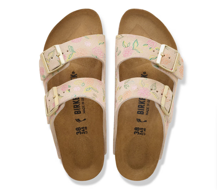 Arizona Flower Print Birkenstock - Sandcastle
