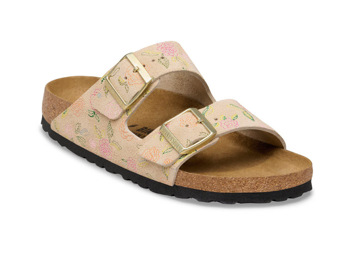 Arizona Flower Print Birkenstock - Sandcastle