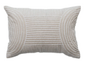 Atlas Embroidered Lumbar Pillow