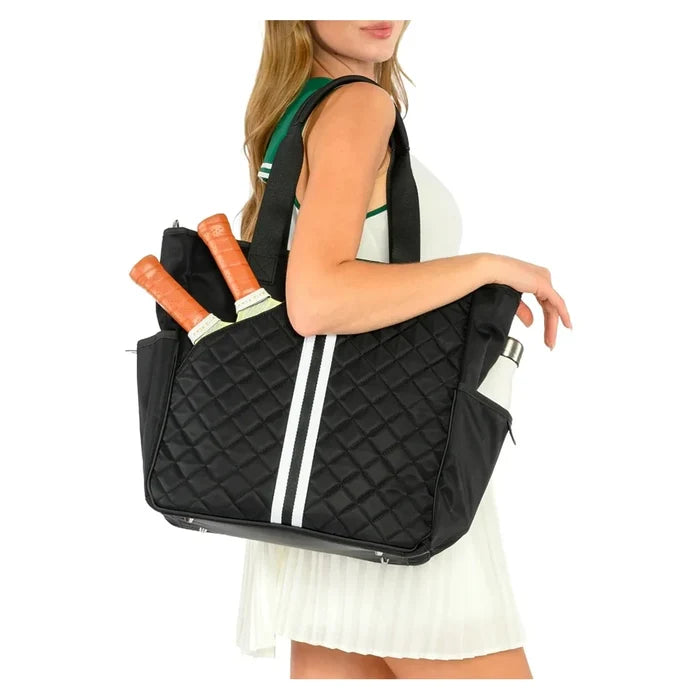 Belle Tennis and Pickleball Tote Black