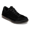 Birkenstock Melbourne Suede Leather Tennis Shoe-Black