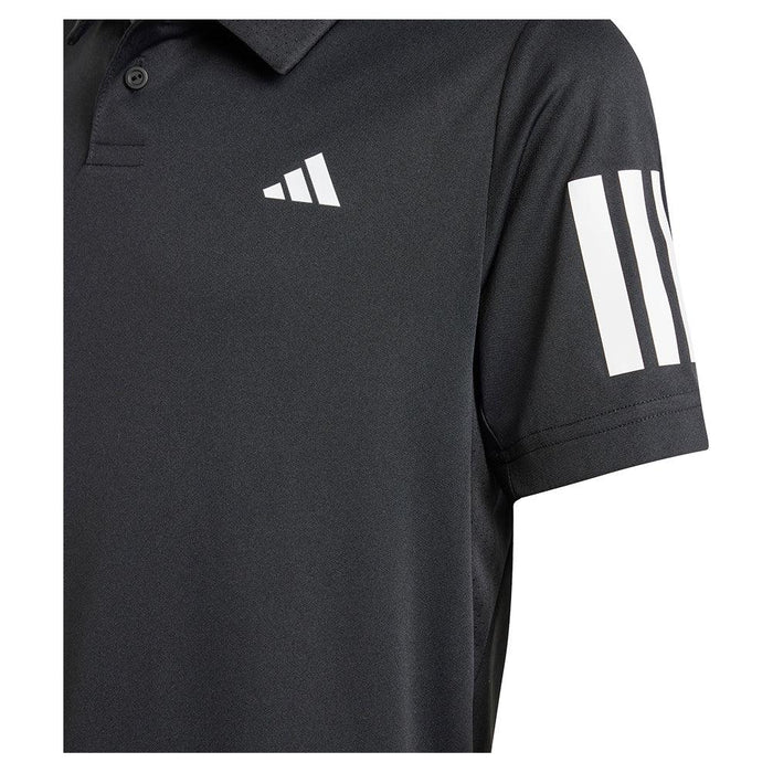 Boys' Club 3 Stripe Polo Black
