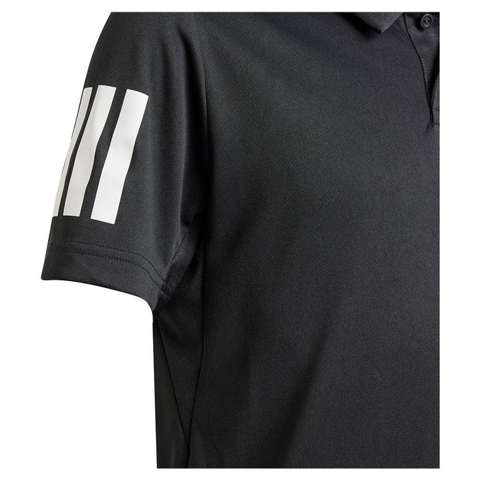 Boys' Club 3 Stripe Polo Black