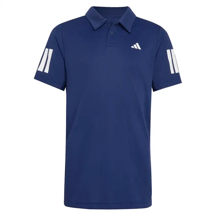 Boys' Club 3 Stripe Polo Dark Blue