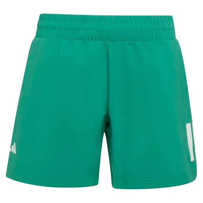 Boys' Club 3 Stripe Shorts Semi Court Green