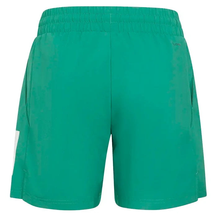 Boys' Club 3 Stripe Shorts Semi Court Green