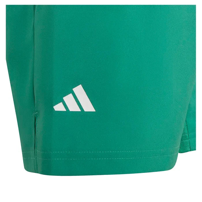 Boys' Club 3 Stripe Shorts Semi Court Green