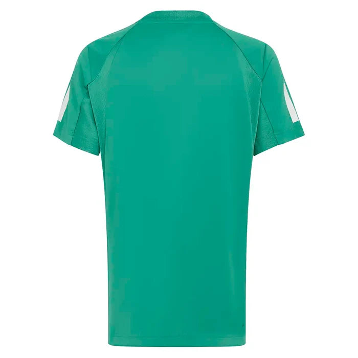 Boys' Club 3 Stripe Tee Semi Court Green