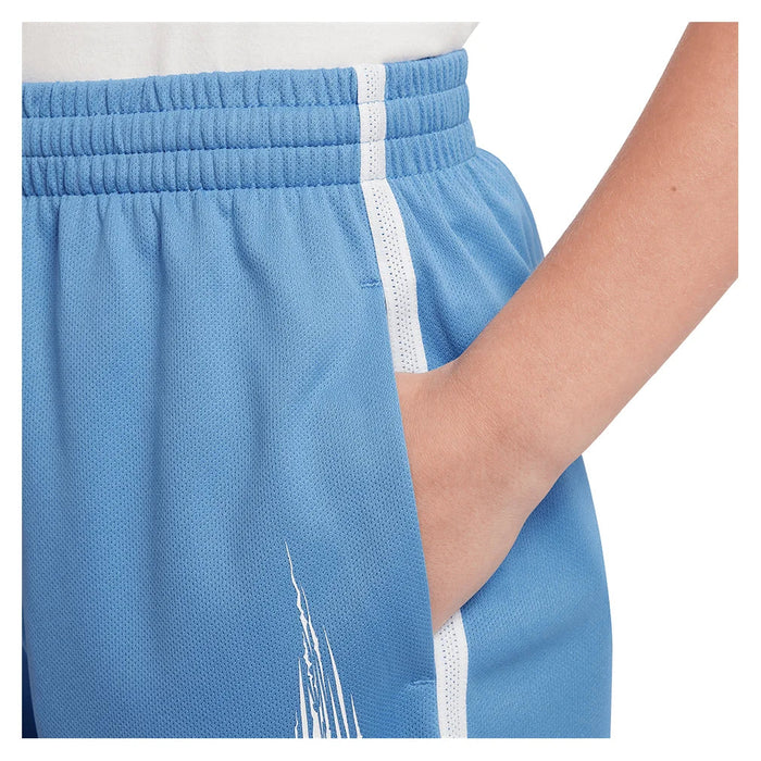 Boys' Dri-FIT Multi Woven Training Short Blue Beyond and White