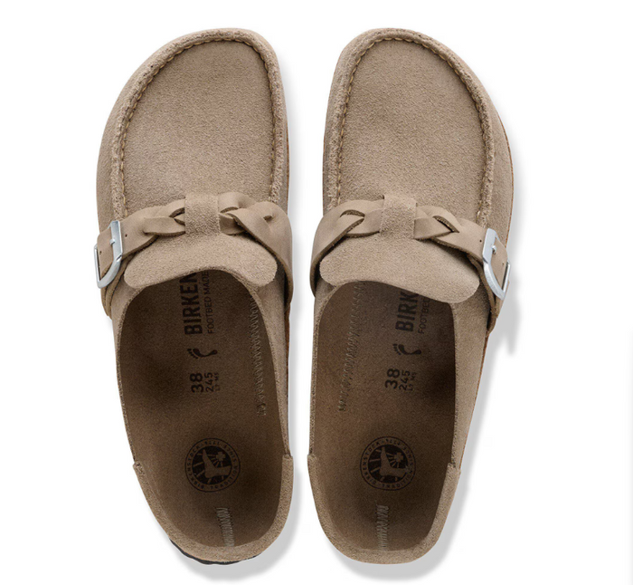 Buckley Braided Suede Birkenstock - Taupe