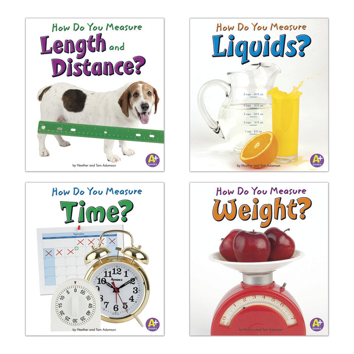Capstone Press How Do You Measure? Measure It! Book Set of 4 (CAP 9781429663342)