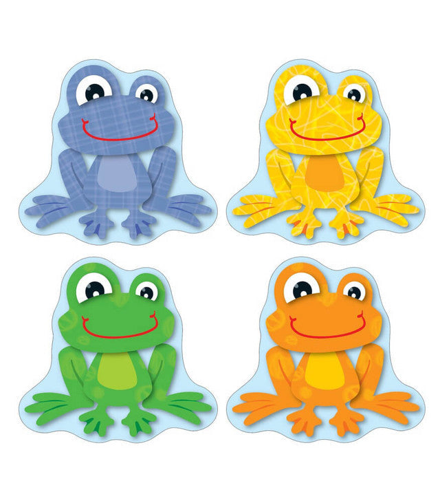 Carson Dellosa Funky Frogs Colorful Cut Outs (CD 120123)