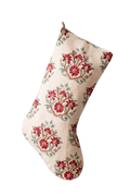 Caspar Red Block Print Stocking