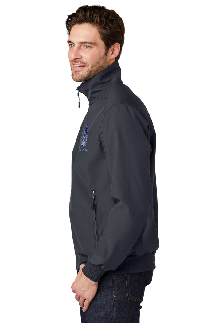 Class of 2007 Spike Soft Shell Bomber Jacket Grey
