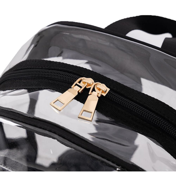 Clear Backpack Black