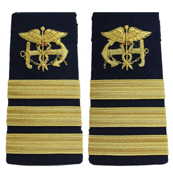 Coast Guard Shoulder Board: FEMALE Enhanced Public Health Service Commander PHS