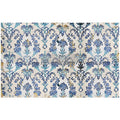 Cobalt Flourish Re-design with Prima Mulberry Tissue Decoupage Paper - Piglet's Closet
