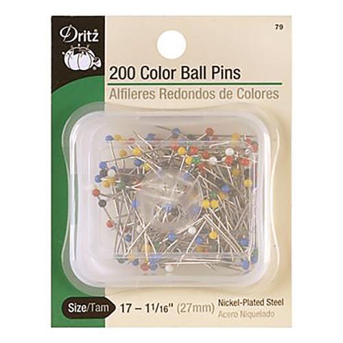COLOR BALL PINS (200 PCS)