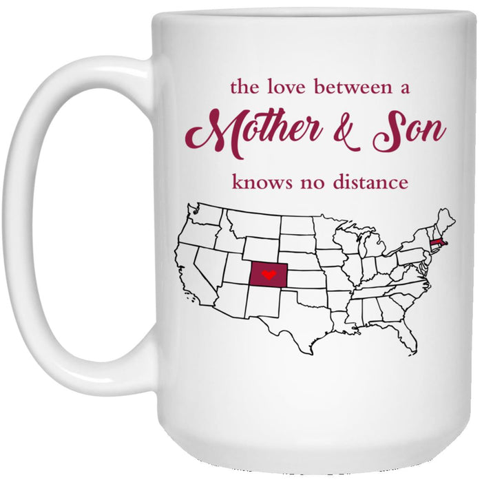 Colorado Massachusetts The Love Between Mother And Son Mug - Mug Teezalo