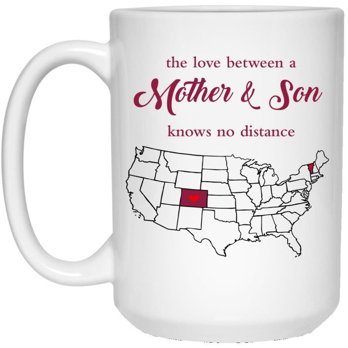 Colorado New Hampshire The Love Between Mother And Son Mug - Mug Teezalo