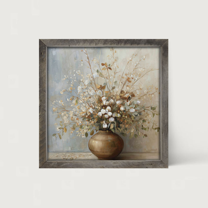 Copper Vase with Rustic Bouquet
