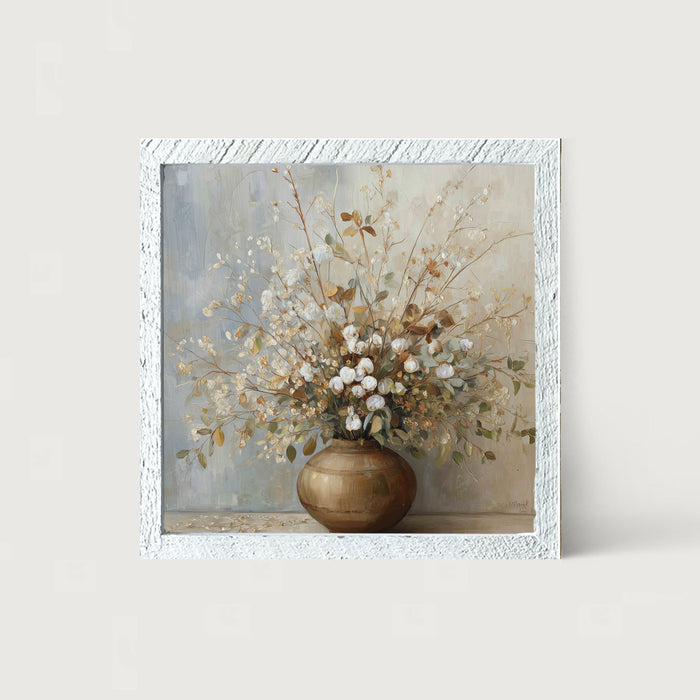 Copper Vase with Rustic Bouquet